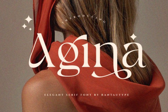 Agina Font: A Modern Serif with Feminine Grace for Thoughtful Design