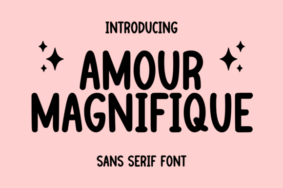 Amour Magnifique Font: A Playful Handwritten Sans Serif for Every Creator