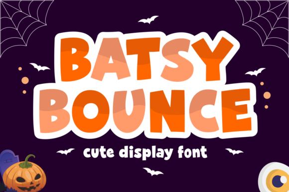 Batsy Bounce Font by Dreamink 7ntypes: A Playful Halloween Typeface for Joyful Designs