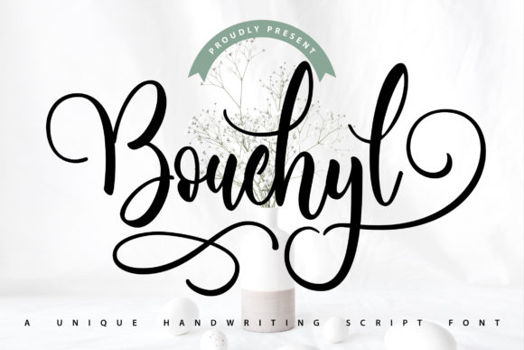 Bouchyl Unique Handwriting Script Font: A Designer's Guide