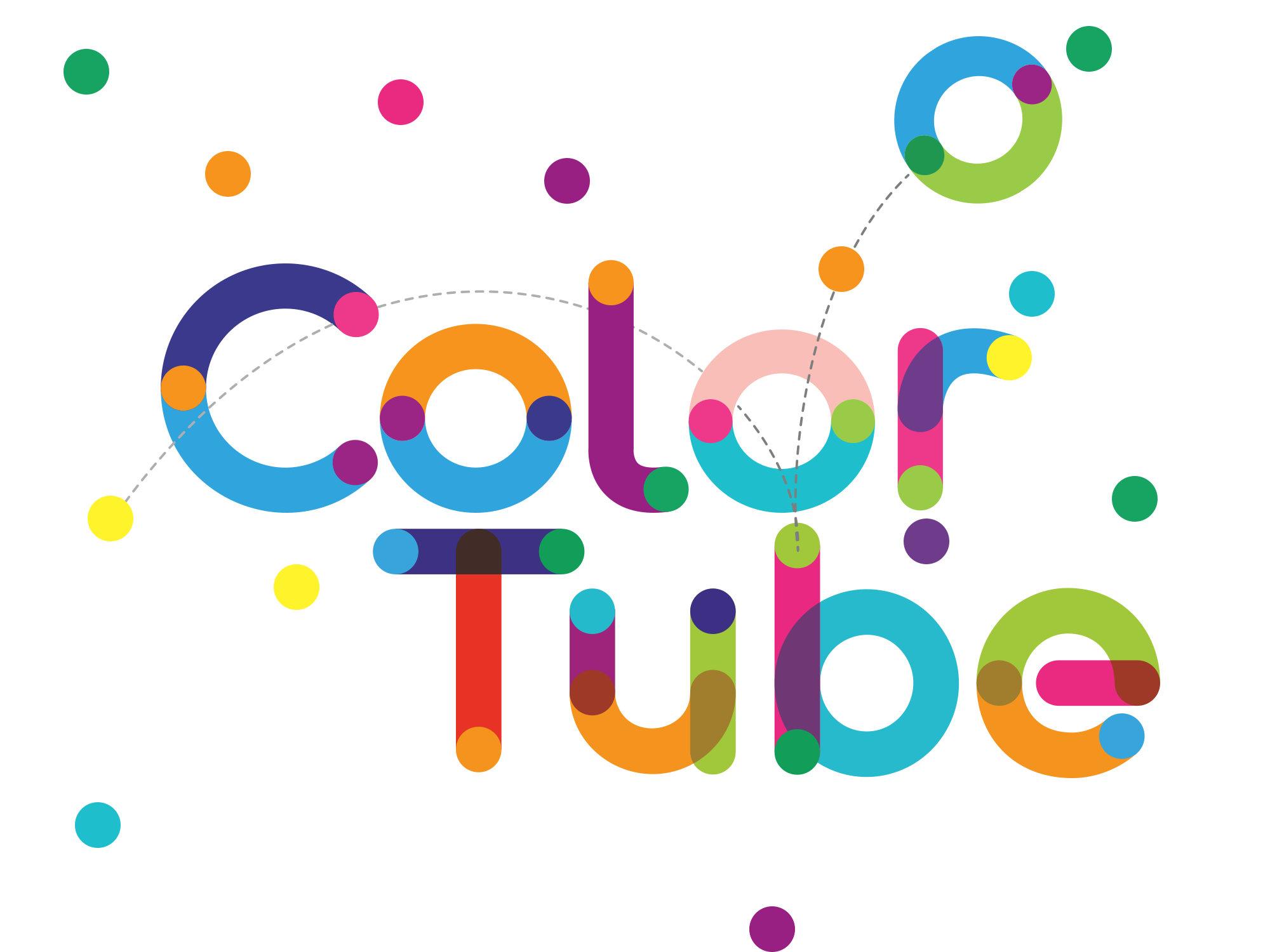 Color Tube Pro Font: A Playful Typeface for Creative Designs