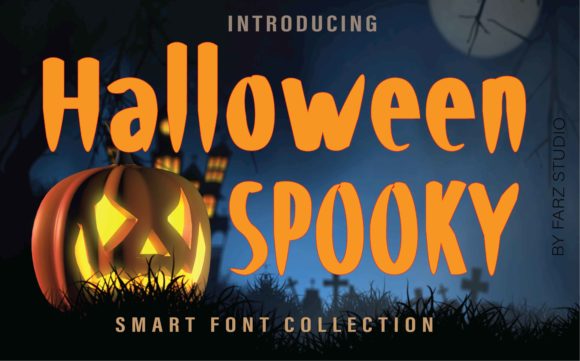 Halloween Spooky Font: A Chunky Display Typeface for Creative Projects