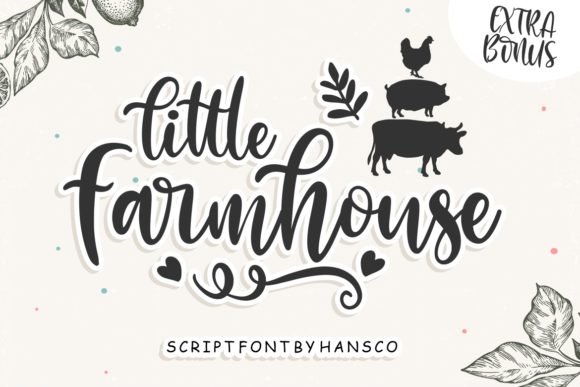 Little Farmhouse Font for Design Projects