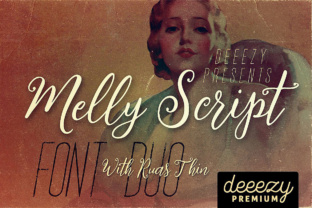 Melly Script Font Duo: Pairing Hand-Drawn Charm with Vintage Sans Serif Precision