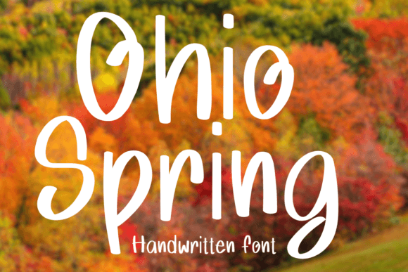 Ohio Spring Font: Handwritten Typeface for Warmth and Elegance