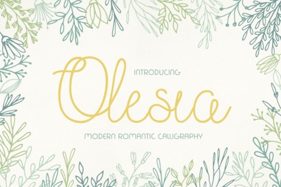 Olesia Handwritten Font: Elegant Design Tool