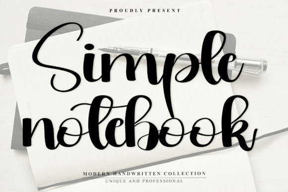 Simple Notebook Font: Authentic Handwriting for Modern Brands