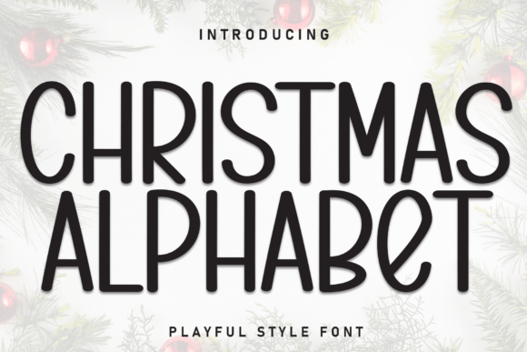 The Distinctive Character of Christmas Alphabet Font in Modern Visual Communication