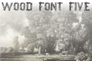 Wood Font Five: A Natural Choice for Display Projects